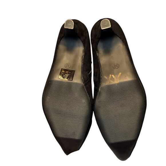 NWOT Women's 5.5 Black Chelsea Boots Shoes Small Heel 5 1/2 Girl's New No Tag - Picture 6 of 7